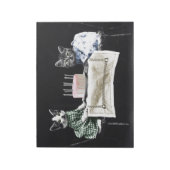 Cats celebrating a birthday with cake and candles notitieblok (Linkerzijde)