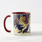 Cat's Christmas Party, Louis Wain Mok (Links)