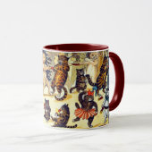 Cat's Christmas Party, Louis Wain Mok (Voorkant rechts)