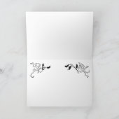 Cat's Christmas Party - Louis Wain Notitiekaartje (Binnen)