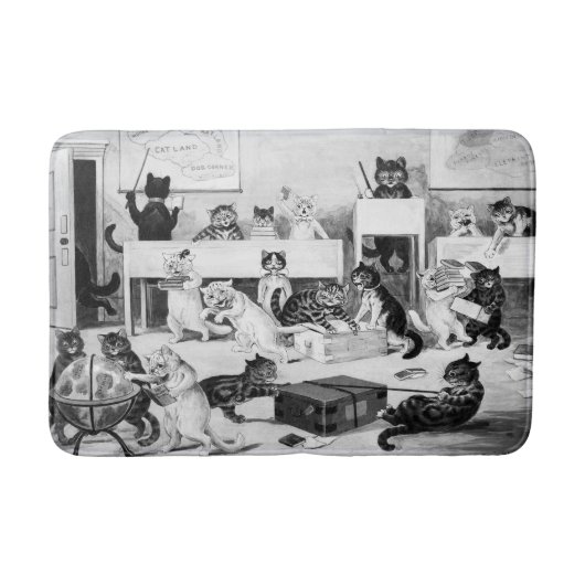 Cats Classroom Discipline, Louis Wain Badmat (Voorkant)