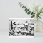 Cats Classroom Discipline, Louis Wain Briefkaart (Staand voorkant)