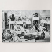 Cats Classroom Discipline, Louis Wain Legpuzzel (Horizontaal)