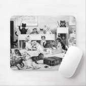 Cats Classroom Discipline, Louis Wain Muismat (Met muis)