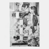 Cats Classroom Discipline, Louis Wain Theedoek (Verticaal)