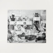 Cats Classroom Discipline, Louis Wain Wandkleed (Voorkant (horizontaal))