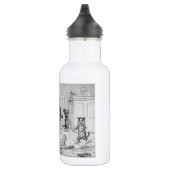Cats Cleaning in Spring, Louis Wain Waterfles (Rechts)