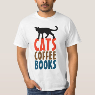 CATS COFFEE BOOKS, CAT T-shirts en overhemden