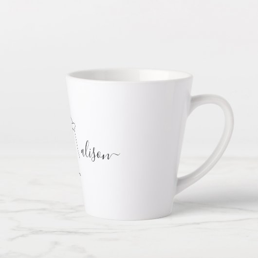 Cats Couple Cft van de Aangepaste Weddenschap Part Latte Mok (Rechts)