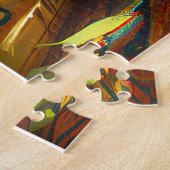 Cat's Cozy Library Siesta Gift voor Cat Lover Legpuzzel (Zijkant)