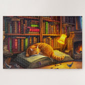 Cat's Daydream Schattige Kitten Gift voor Cat Love Legpuzzel (Horizontaal)