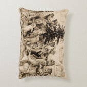 Cats Decorating Christmas Tree by Louis Wain Accent Kussen (Achterkant (Verticaal))