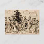 Cats Decorating Christmas Tree by Louis Wain Informatiekaartje (Voorkant)