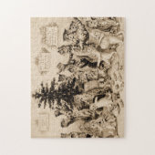 Cats Decorating Christmas Tree by Louis Wain Legpuzzel (Verticaal)