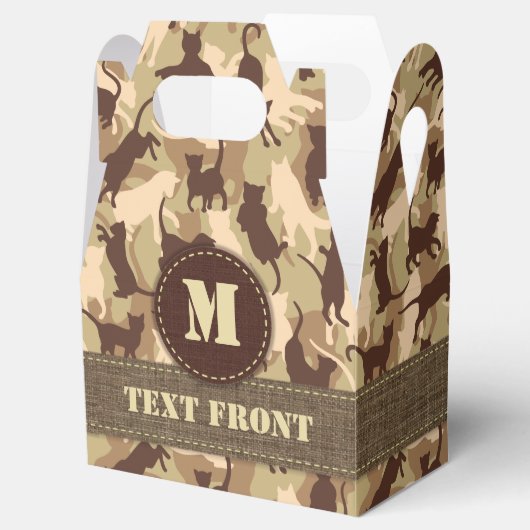 Cats Desert Camouflage Bedankdoosjes (Geopend)