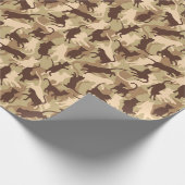 Cats Desert Camouflage Cadeaupapier (Hoek)