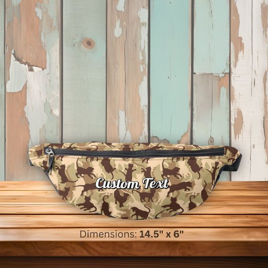 Cats Desert Camouflage Heuptasje