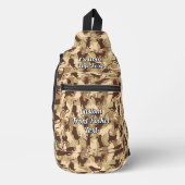 Cats Desert Camouflage Sling Bag (Voorkant)