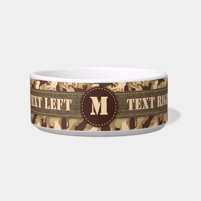 Cats Desert Camouflage Voerbakje (Voorkant)