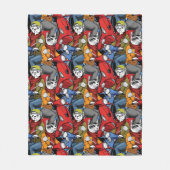 Cats & Dogs Scooter Pattern Fleece Deken (Voorkant)