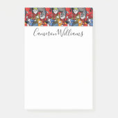 Cats & Dogs Scooter Pattern | Jouw namen toevoegen Post-it® Notes (Voorkant)