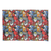 Cats & Dogs Scooter Pattern Kussensloop (Voorkant-Links)