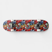 Cats & Dogs Scooter Pattern Persoonlijk Skateboard (Horizontaal)
