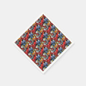 Cats & Dogs Scooter Pattern Servet (Hoek)