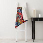 Cats & Dogs Scooter Pattern Sherpa Deken (In situ)