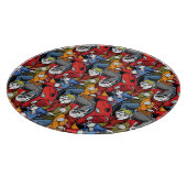 Cats & Dogs Scooter Pattern Snijplank (Hoek)