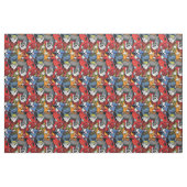 Cats & Dogs Scooter Pattern Stof (Fat Quarter)
