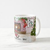 Cat's eerste kerst gepersonaliseerd koffiemok (Voorkant rechts)