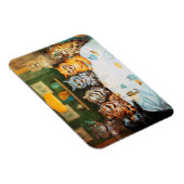 Cats Enjoying Cigars & Brandy, Louis Wain Magneet (Rechterzijde)