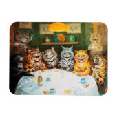 Cats Enjoying Cigars & Brandy, Louis Wain Magneet (Horizontaal)