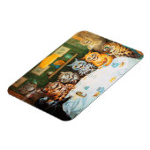 Cats Enjoying Cigars & Brandy, Louis Wain Magneet (Linkerzijde)