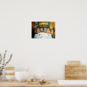 Cats Enjoying Cigars & Brandy, Louis Wain Poster (Keuken)