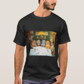 Cats Enjoying Cigars & Brandy, Louis Wain T-shirt (Voorkant)