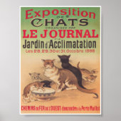 Cats Exposition Advertisement Vintage Poster (Voorkant)