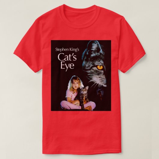 Cats Eye 1985 Lewis Teague T-shirt (Design voorkant)