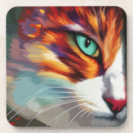 Cat's Eye Design Bier Onderzetter