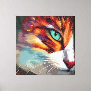 Cat's Eye Design Canvas Afdruk