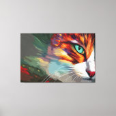 Cat's Eye Design Canvas Afdruk (Voorkant)