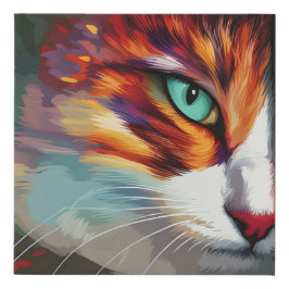 Cat's Eye Design Imitatie Canvas Print