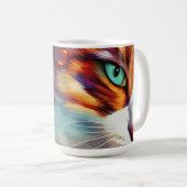 Cat's Eye Design Koffiemok (Voorkant rechts)
