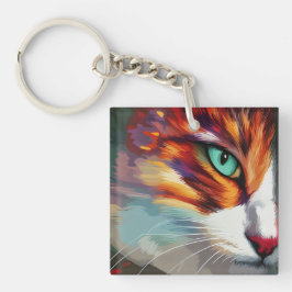 Cat's Eye Design Sleutelhanger