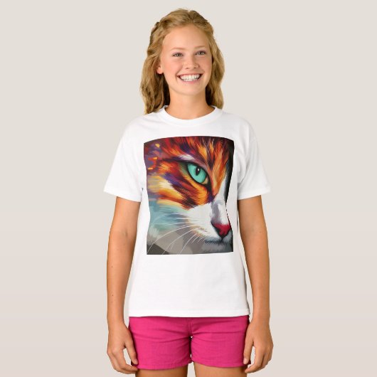 Cat's Eye Design T-shirt (Voorkant volledig)