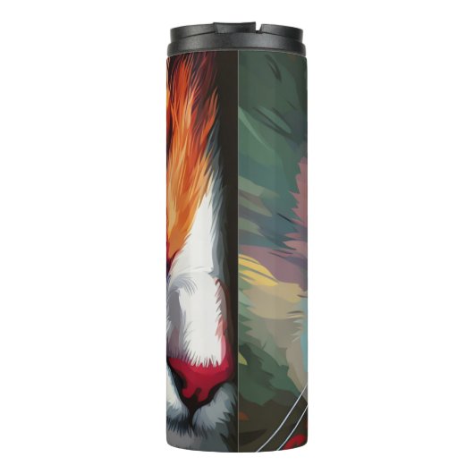 Cat's Eye Design Thermosbeker (Achterkant)