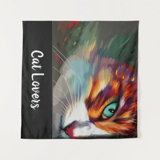 Cat's Eye Design Wandkleed (Voorkant (horizontaal))