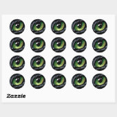 "Cat's Eye: Green" Sticker (Vel)