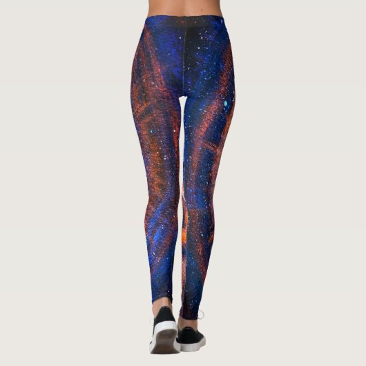 Cat's Eye Nebula gedurfde kleurrijke leggings (Achterkant)